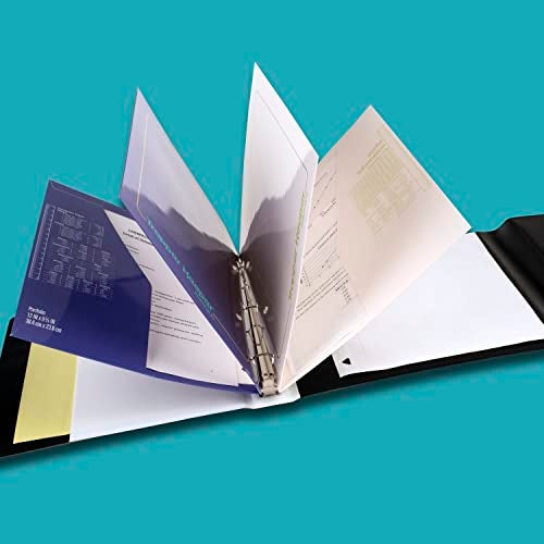 Mead Trapper Keeper Binder, Retro Design, 1 Inch Binder with Folders and Pockets, Holds 8-1/2" x 11" Paper, Paint Splatter (260038FO-ECM) - Image 2