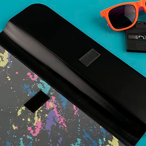 Mead Trapper Keeper Binder, Retro Design, 1 Inch Binder with Folders and Pockets, Holds 8-1/2" x 11" Paper, Paint Splatter (260038FO-ECM) - Image 3