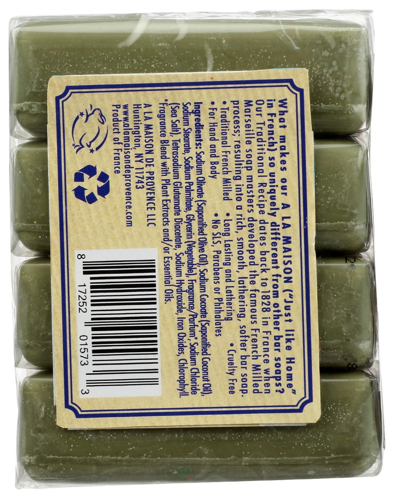 A LA MAISON Lavender Flower Bar Soap - Triple French Milled Natural Moisturizing Hand Soap Bar (4 Bars of Soap, 3.5 oz) - Image 2