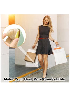 Excefore Heel Cushion Pads, 6 Pcs Heel Cushion Pads Thick Heel Protectors Shoe Grips Anti Slip Shoe Heel Pads Prevent Rubbing For Man Women Kids, Heel Grips Shoes Too Big  - Image 3