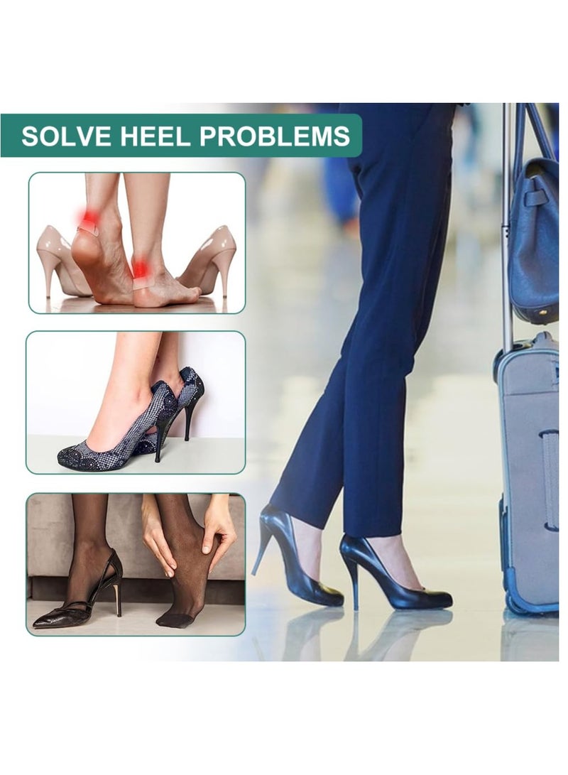 Excefore Heel Cushion Pads, 6 Pcs Heel Cushion Pads Thick Heel Protectors Shoe Grips Anti Slip Shoe Heel Pads Prevent Rubbing For Man Women Kids, Heel Grips Shoes Too Big - Image 2