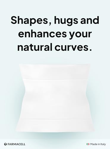 Farmacell 405 (White, XL) Men's Waist Slimmer, Stomach Compression, Tummy Control Shapewear, Made in Italy - Image 2
