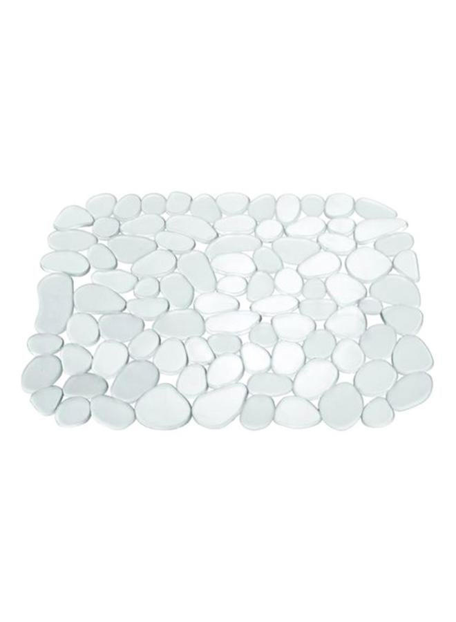 InterDesign Pebblz Sink Mat Clear 10.5 x 12.25inch 