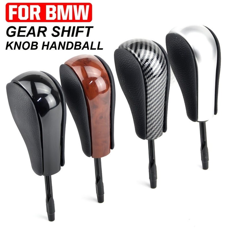 خشب حبة مقبض تغيير أوتوماتيكي لسيارات BMW E81 E82 E87 E90 E91 E92 E93 E46 E53 - Image 4
