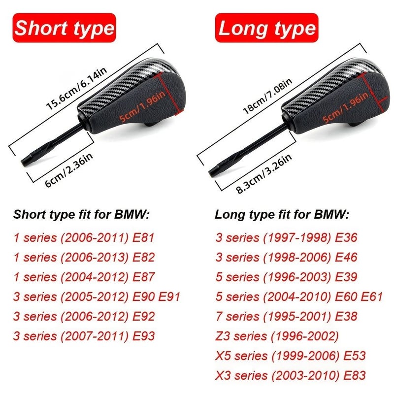 خشب حبة مقبض تغيير أوتوماتيكي لسيارات BMW E81 E82 E87 E90 E91 E92 E93 E46 E53 - Image 3
