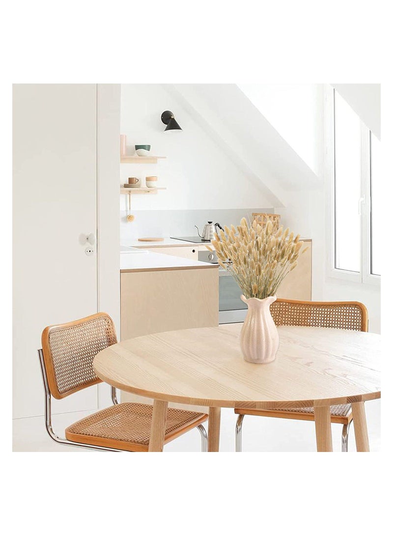 Natural Bunny Tails Dried Flowers, 70 Pcs Dried Lagurus Ovatus, Dried Pampas Grass Decor for Farmhouse Flower Arrangements Wedding Home Boho Party Decorations(Primary Colour) - Image 3