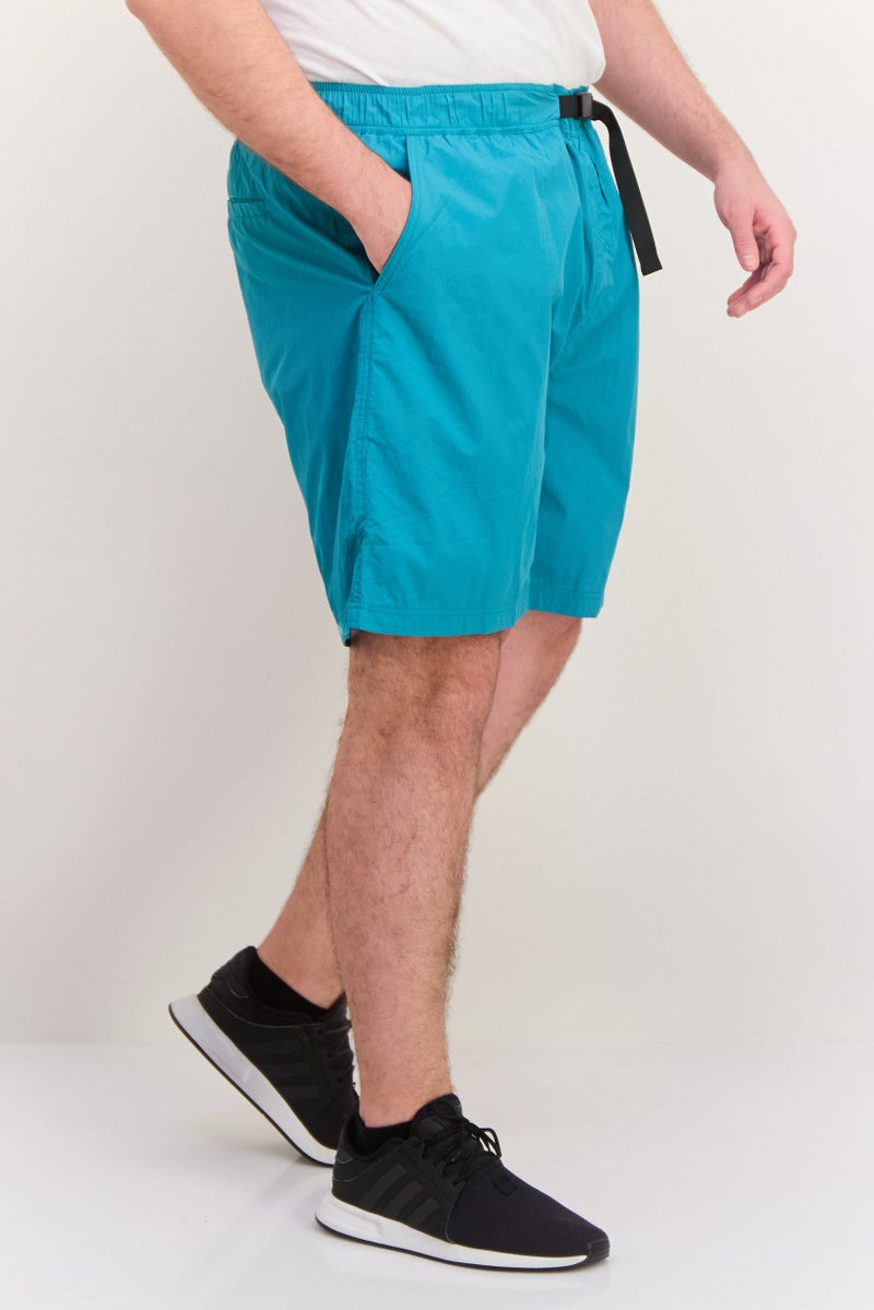 Gotcha شورتات أساسية مزينة بشعار للرجال، أخضر - Image 2