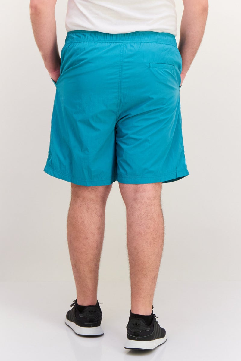 Gotcha شورتات أساسية مزينة بشعار للرجال، أخضر - Image 3