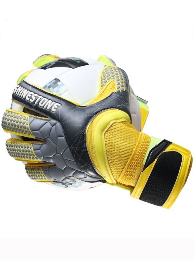 Taiahiro Football Goalkeeper Gloves Kids Men, Boys Youth Adult Soccer Goalie Gloves with Fingersave Super Grip Latex for Football Training Match Summer - Image 1