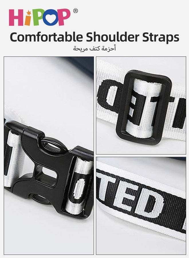 HIPOP Sports Running Waist Bag, Running Belt for Adults, Adjustable and Breathable Waist Pack Bag, Reflective Jogging Pocket Belt, Travelling Money Phone Holder for Running, Cycling, Hiking - Image 4