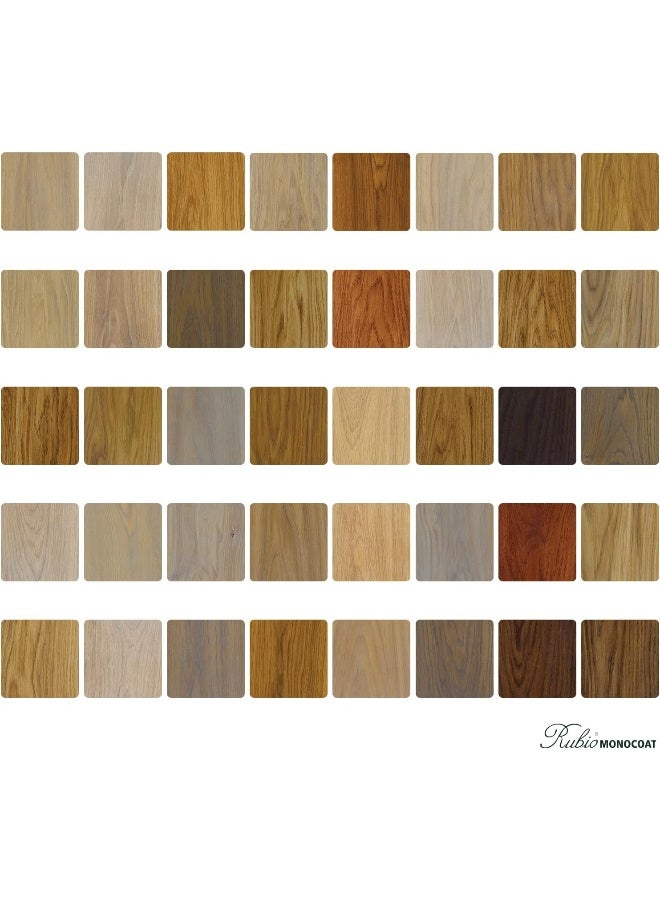 Rubio Monocoat Wood Stain & Finish 175 ft² - Walnut | Oil Plus 2C | Quick-Dry, Eco-Friendly Linseed Wood Oil for Indoor Use, Includes Accelerator (Part B) | Protector | 350 ml