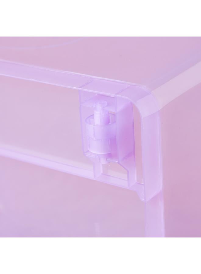 Home Box Rolling 15 L Storage Box with Wheels and Lid - 37x30x20 cm - Image 4