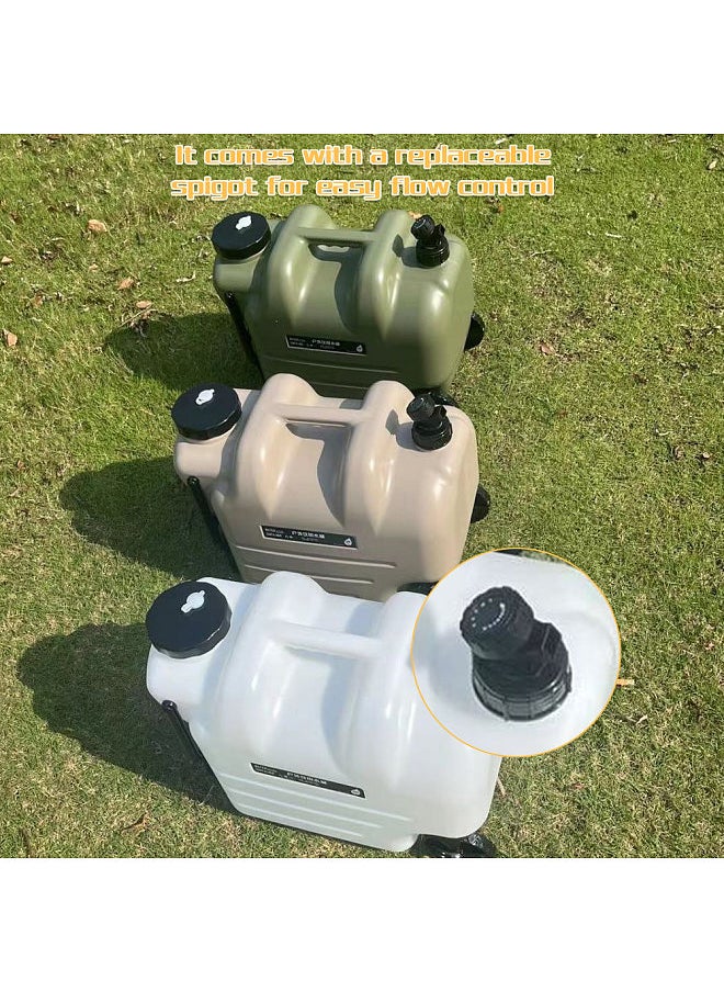 Generic - 28L Water Jug Camping Water Container Portable Water Tank with Spigot for Camping Outdoors - Image 1