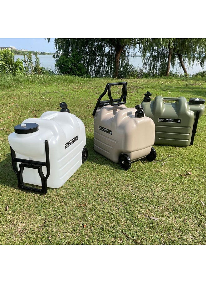Generic - 28L Water Jug Camping Water Container Portable Water Tank with Spigot for Camping Outdoors - Image 1