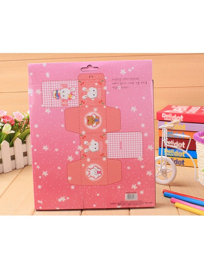 Creative Pencil Set Children's Stationery Set Gift Box Learning Supplies Primary School Prizes Activity Gifts Essentials Supplies Kit Supplies for Girls Boys and Student Good Gift For Children Pink