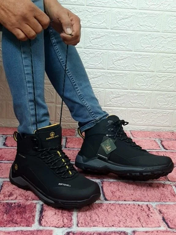 هامر جاك Hammerjack 21664 Bond Black Softshell Waterproof Outdoor Men's Boots