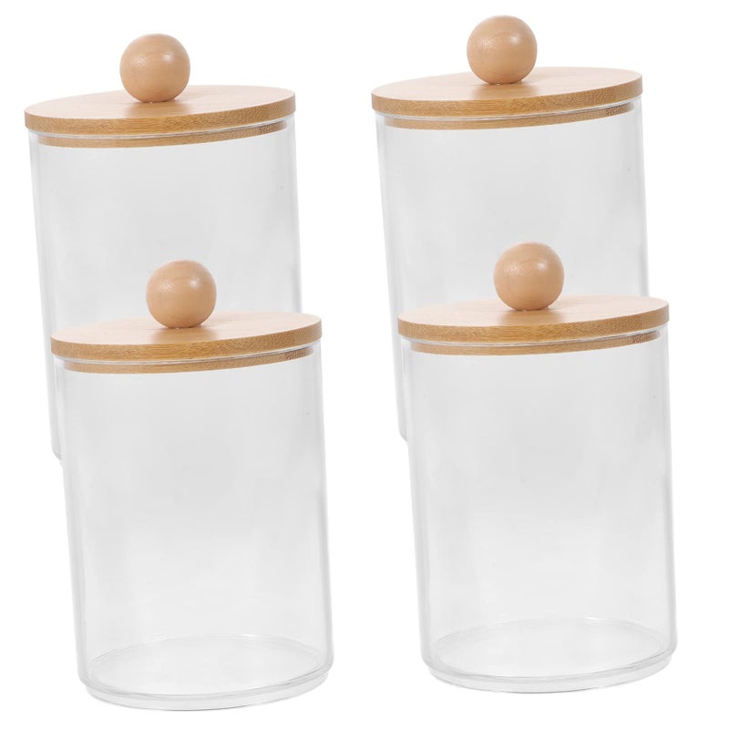 4PC Set Toothpick Container Portable Swab Holder Kitchen Dining Decor - Image 2
