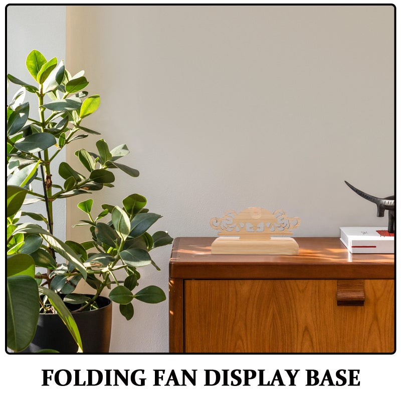 2pcs Japanese Folding Fan Stand Holder Handheld Fans Display Stand Storage Rack Desktop Display Base For Home Stores - Image 2