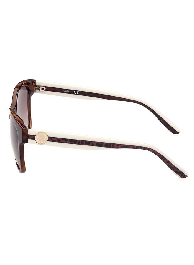 GUESS Unisex Wayfarer Sunglasses with Brown Lenses - GU7823 53F 56mm - Image 2