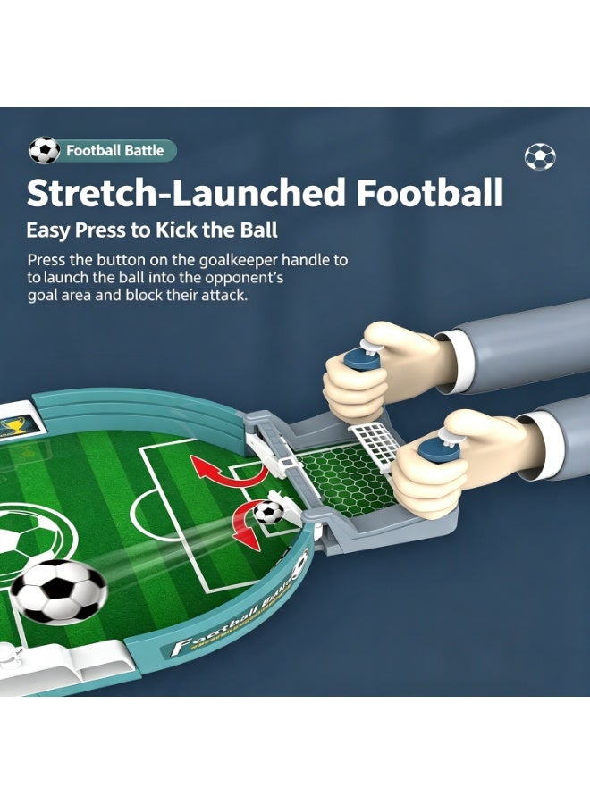 Family Party Tabletop Soccer Game - Two-Player Competitive Interactive Board Game, Portable And Durable Design, Educational Sports Toy, Christmas And Thanksgiving Gift - Image 5