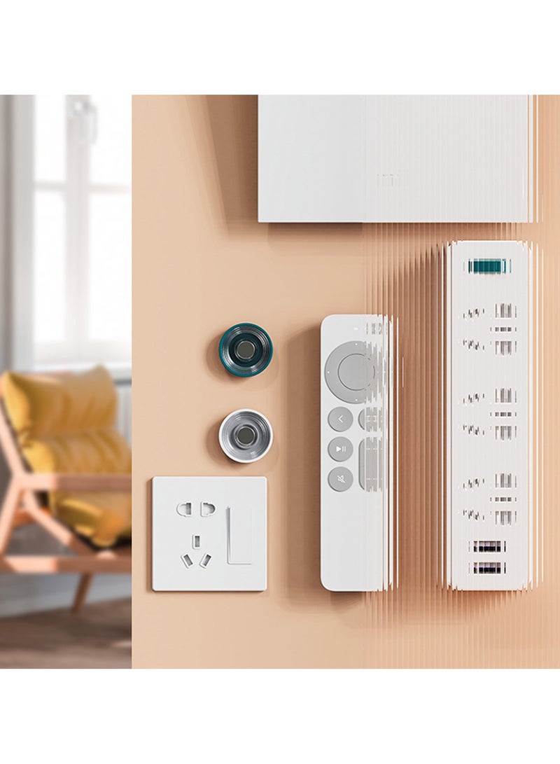 CMGTYYD 6Pcs Magnetic Absorption Hook, Magnetic Remote Control Holder, Wall Mount Holders Hole-Free Charging Organizer - Image 2