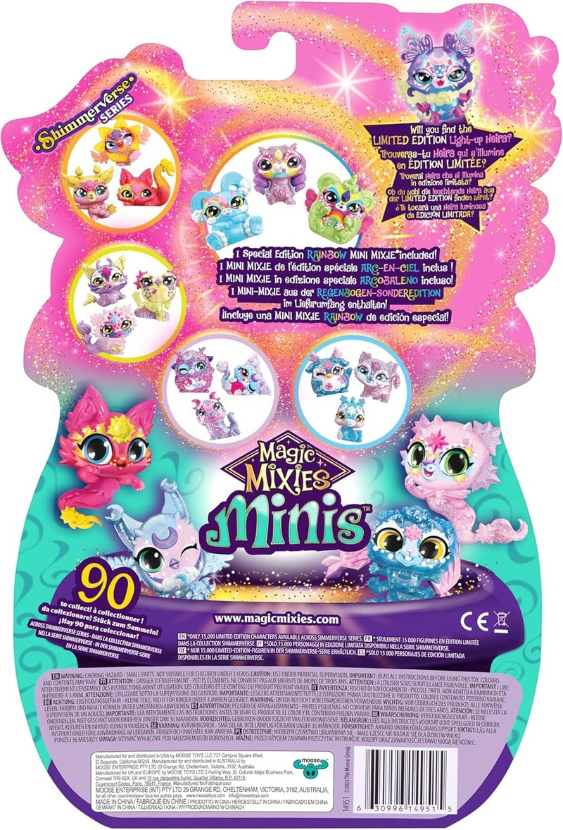 Moose Toys Magic Mixies Minis Magic Shimmerverse Series Collector's Pack - 9 Mini Mixies with Magical Fizz Cauldron - Image 3