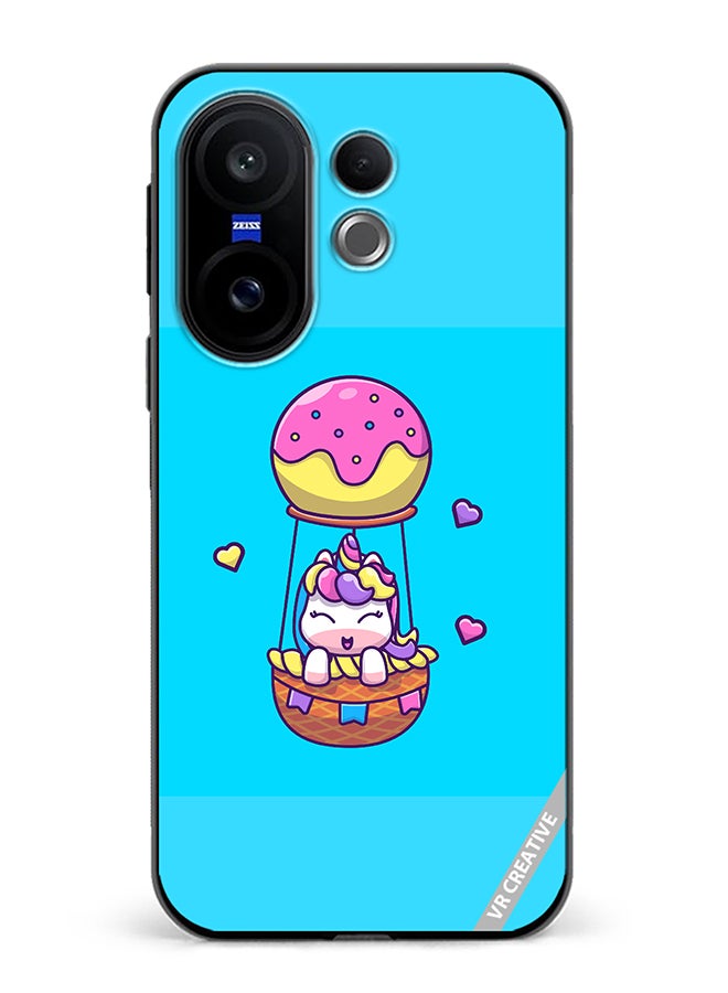Protective Case Cover For Vivo X200 FE Flying Unicorn Design Multicolour