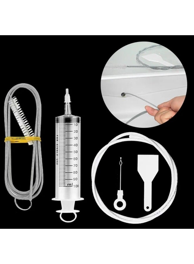 Refrigerator Drain Hole Clog Remover Dredge Cleaning Tools Fridge Hole Brush Water Outlet Cleaner for Household Cleaning Tools 