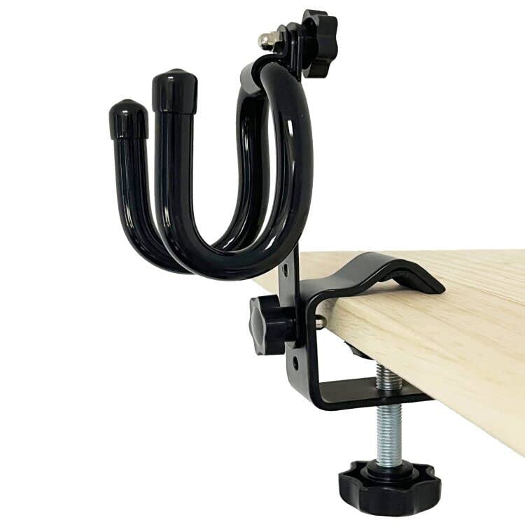 AUXPhome Universal Clamp-on Airbrush Holder - Hold Any Combination of Gravity-Feed, Side-Feed, Bottom-Feed and Trigger-Style airbrushes, A Must for Every Airbrush Artist - Beginner or Professional. - Image 1