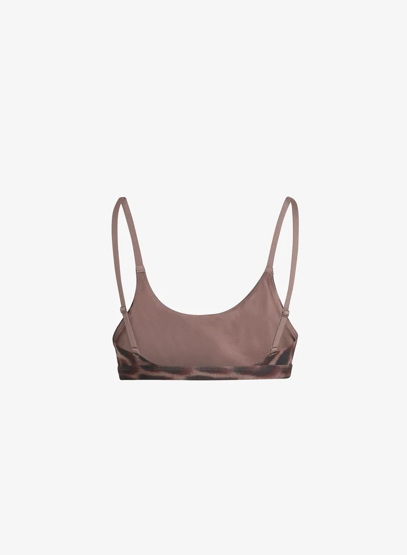 Adidas  Optime Essentials Workout Leopard Light Support Bra for Women | Best Price UAE