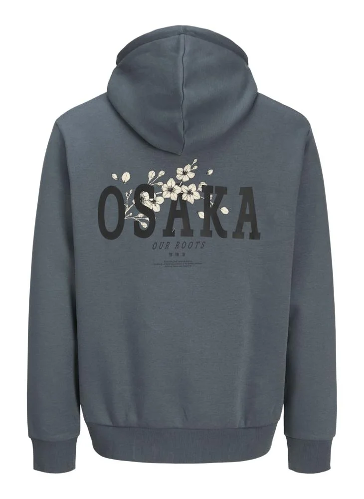 JACK & JONES Logo Regular Fit Pullover Hoodie