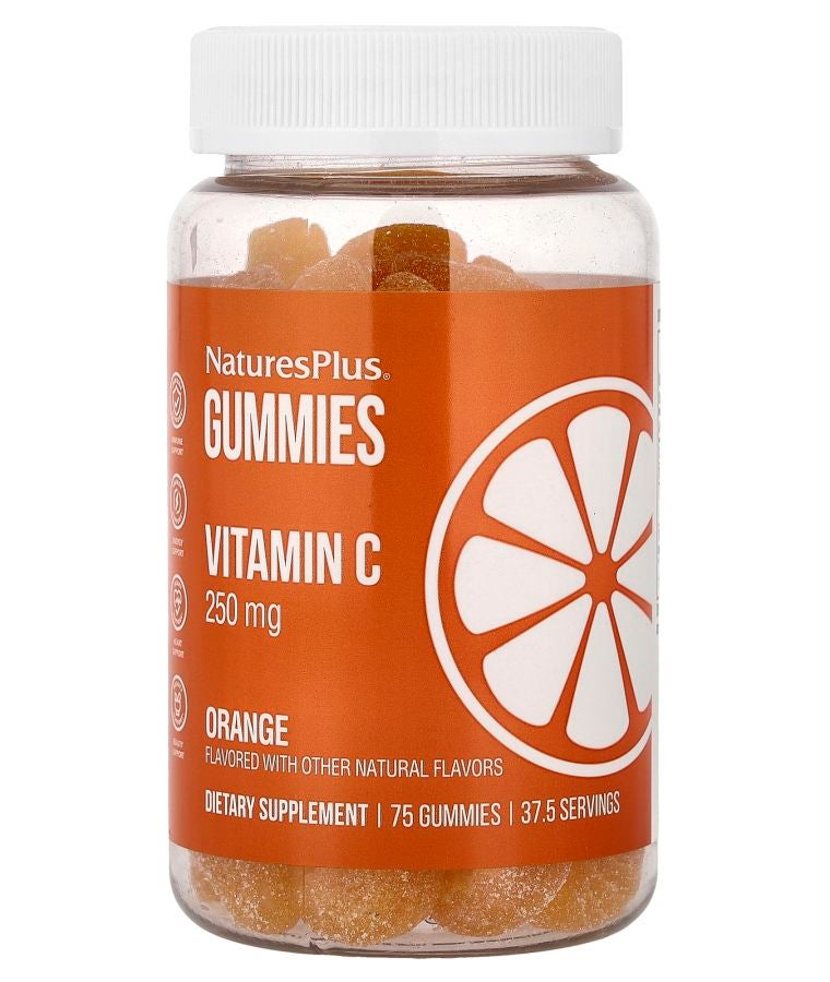 Vitamin C Gummies Orange 75 Gummies (125 mg per Gummy)