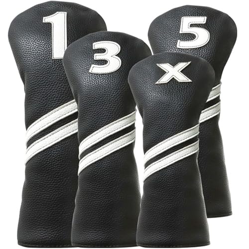 Frimon Golf Club Covers4pcs Golf Head Covers for Woods and Driver Fairway Hybrids for Golf Clubs Women Men - Image 1