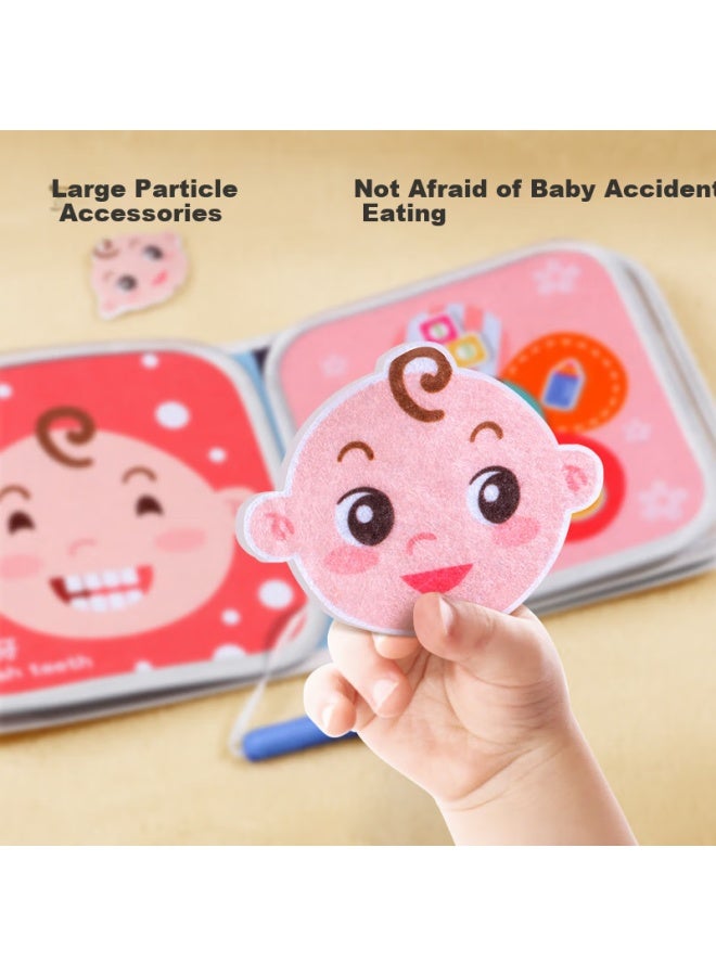 Ysr Tear And Chew Cloth Book For Babies Quiet Hand Tearing Book 6 Months Toy Magic Tape Enlightenment Cognitive Early Education Book - Image 2