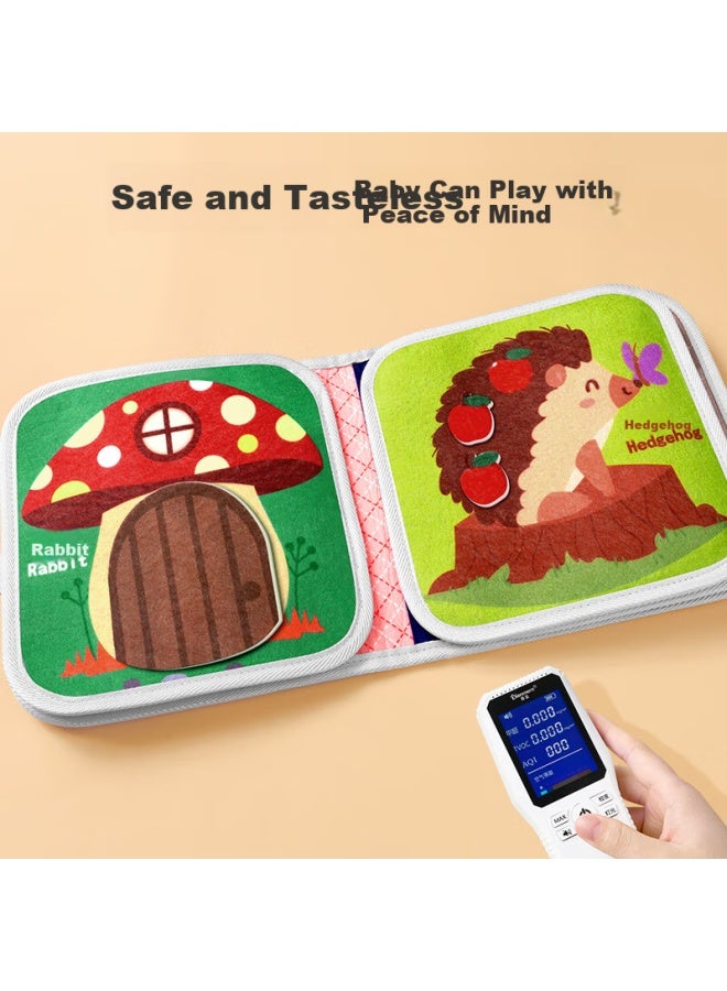 Ysr Tear And Chew Cloth Book For Babies Quiet Hand Tearing Book 6 Months Toy Magic Tape Enlightenment Cognitive Early Education Book - Image 3