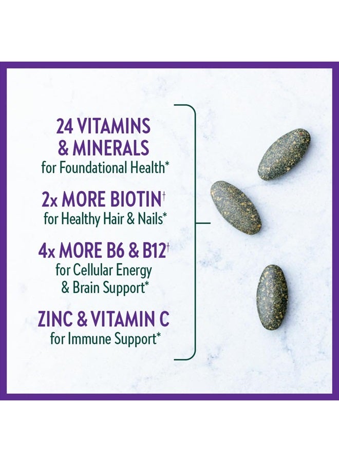 New Chapter Women's Multivitamin 40+ Advanced Formula for Heart, Hormone, Immune & Energy Support, Higher Levels of Whole-Food Fermented B Vitamins +D3, Made with Organic Non-GMO Ingredients, 96 Count - Image 3