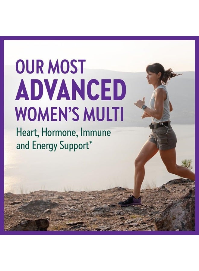 New Chapter Women's Multivitamin 40+ Advanced Formula for Heart, Hormone, Immune & Energy Support, Higher Levels of Whole-Food Fermented B Vitamins +D3, Made with Organic Non-GMO Ingredients, 96 Count - Image 2