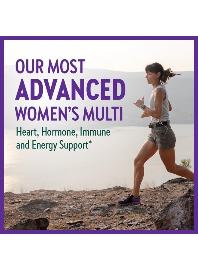 New Chapter Women's Multivitamin 40+ Advanced Formula for Heart, Hormone, Immune & Energy Support, Higher Levels of Whole-Food Fermented B Vitamins +D3, Made with Organic Non-GMO Ingredients, 96 Count - Image 3