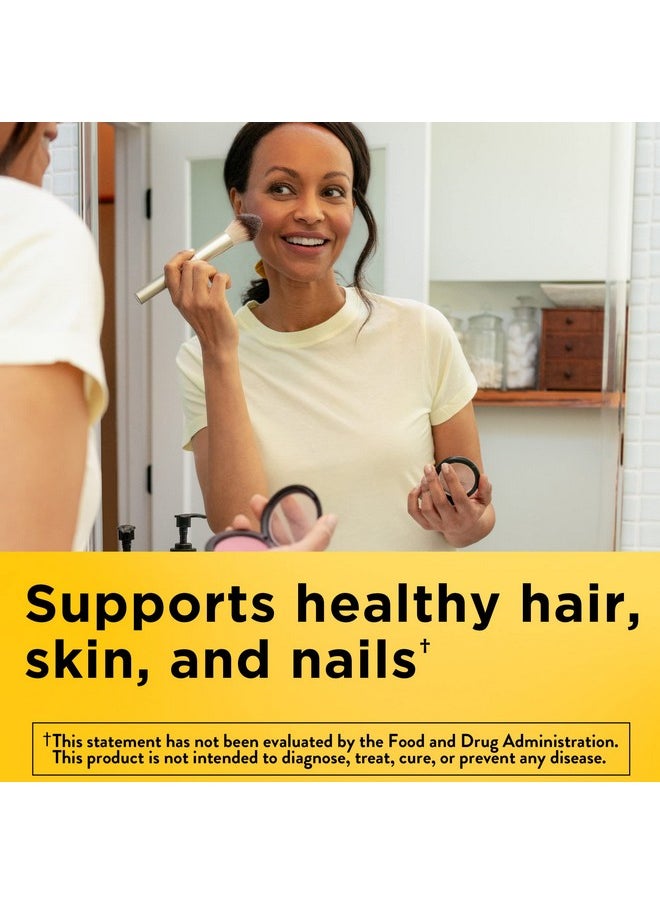 Nature Made - Hair Skin And Nails With Biotin 2500 Mcg Dietary Supplement For Healthy Hair Skin & Nails Support 150 Gummies 75 Day Supply - Image 1