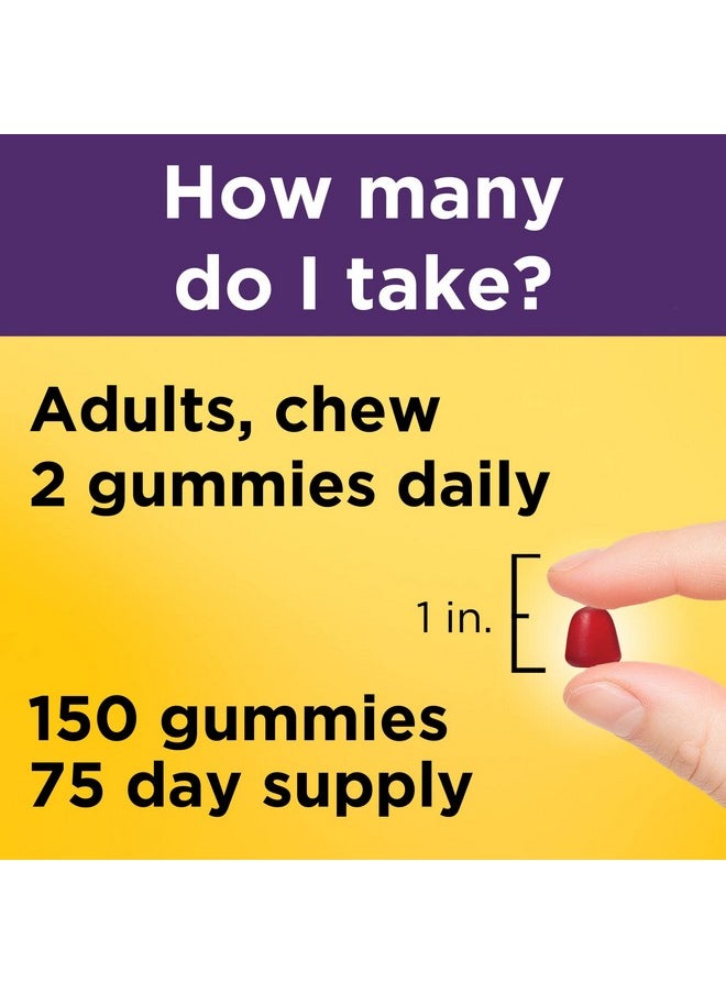 Nature Made - Hair Skin And Nails With Biotin 2500 Mcg Dietary Supplement For Healthy Hair Skin & Nails Support 150 Gummies 75 Day Supply - Image 1