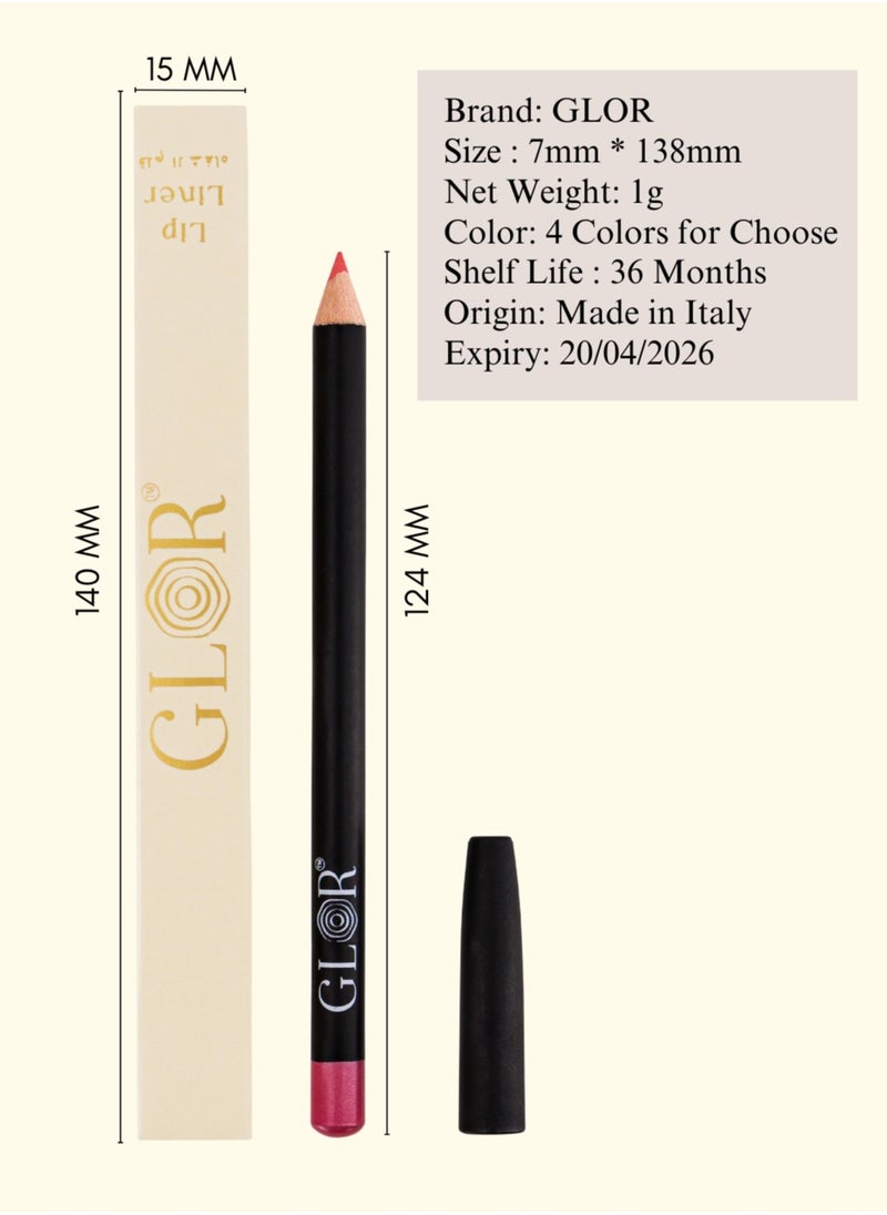 Glor Endless Charm Ultimate Precision Lip Liner - Lady Rose - pzsku/ZEE496AB8E0F3014E210EZ/45/_/1728719109/e47c5e14-2e73-44ca-89ba-034fcd33757e