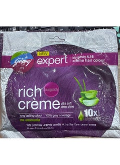 Godrej Expert Rich Creme Hair Color Burgundy 4.16  - Image 4