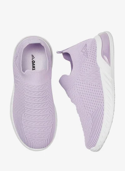Oaklan by Shoexpress Textured Slip-On Sports Shoes With Pull Tab