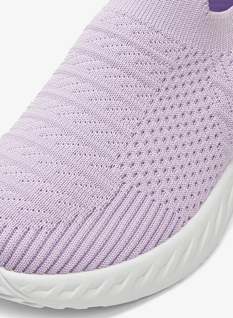 Oaklan by Shoexpress Textured Slip-On Sports Shoes With Pull Tab