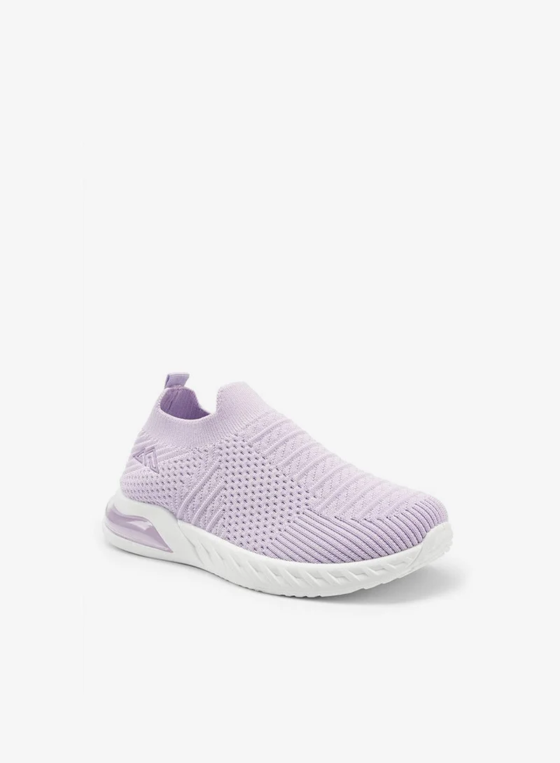Oaklan by Shoexpress Textured Slip-On Sports Shoes With Pull Tab