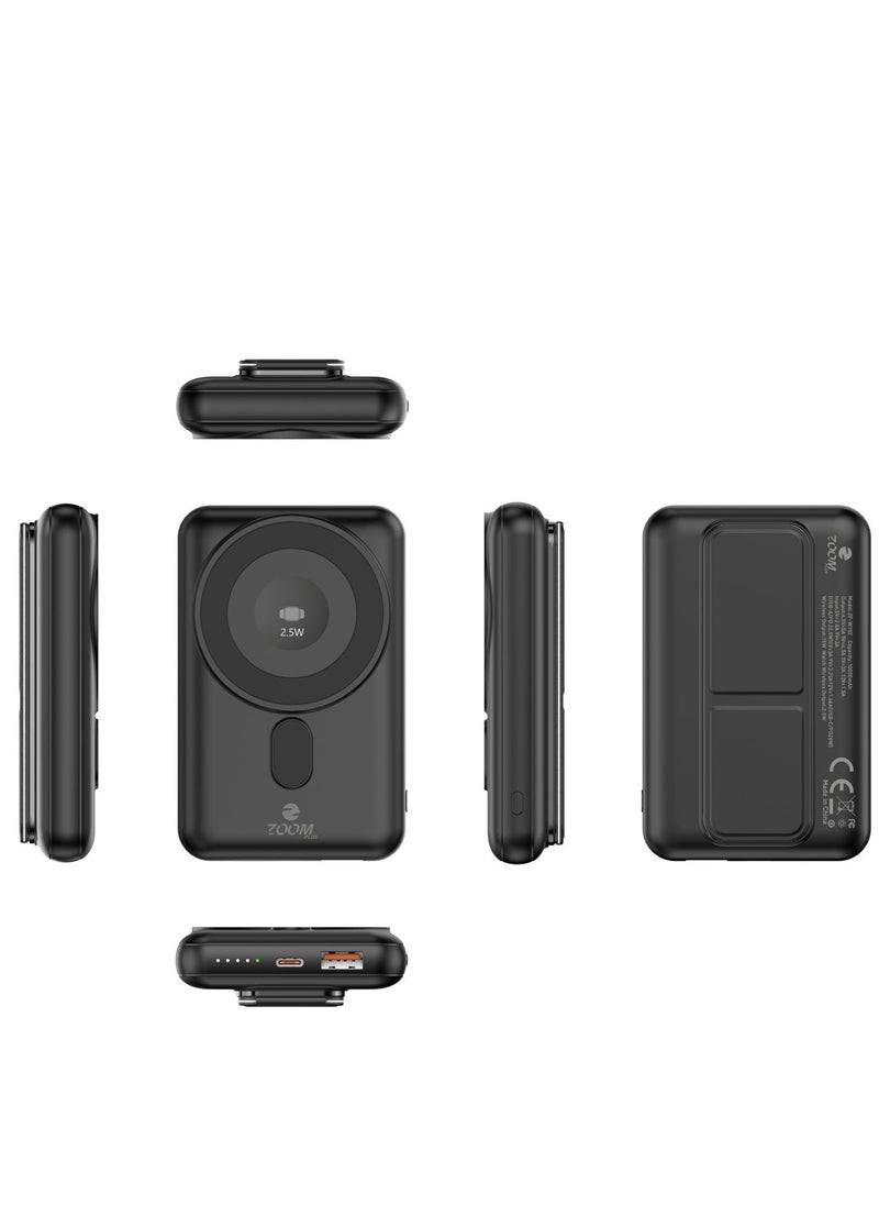 Zoom Plus ZPW102 10000 mAh Magnetico Mag-Safe Wireless Power Bank 10000mAh Fast Charging PD 22.5W for iPhone ,Samsung ,Other  - Image 4
