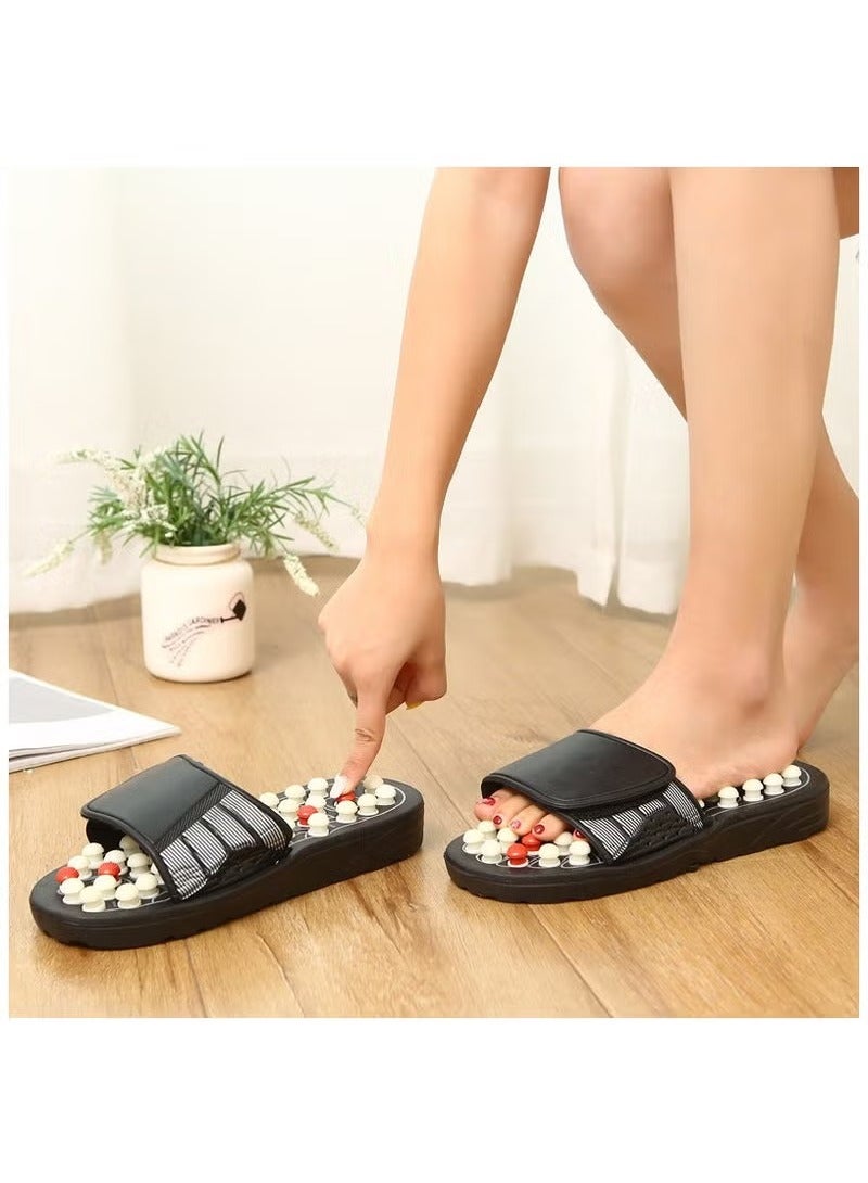TIGER Acupressure Foot Massager Slippers for Men & Women – Reflexology Shoes with Acupoint Stimulation for Stress Relief, Foot Tension Reduction, and Circulation Promotion – Comfortable & Therapeutic Sandals (Size 42-43)  - Image 4
