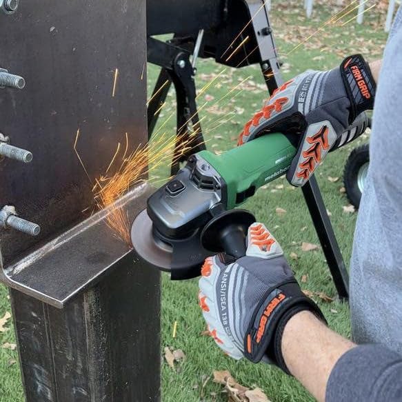 Metabo HPT Angle Grinder | 4-1/2-Inch | 12 Amp | AC Brushless Motor | Variable Speed | 3-Position Side Handle | G12VE2 - Image 4