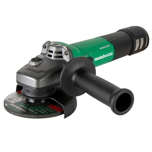 Metabo HPT Angle Grinder | 4-1/2-Inch | 12 Amp | AC Brushless Motor | Variable Speed | 3-Position Side Handle | G12VE2 - Image 2