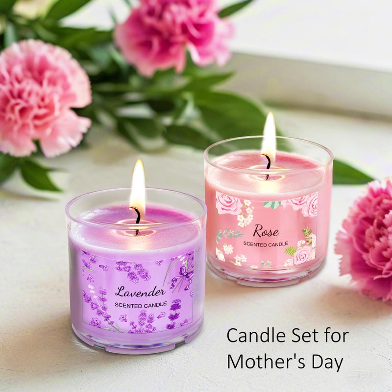 FURNIZONE Scented Candles for Home, 12 Pack Candle Set for Women, Small Soy Candles Bulk, Mothers Day Gifts from Daughter - Mini Candle Gift Set for Bridesmaid Anniversary Birthday Valentines Christmas - Image 2